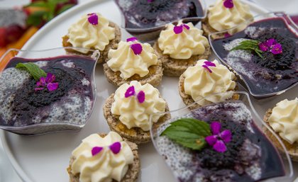 Lemon myrtle and pepperberry scones © Karen Sheldon Catering 